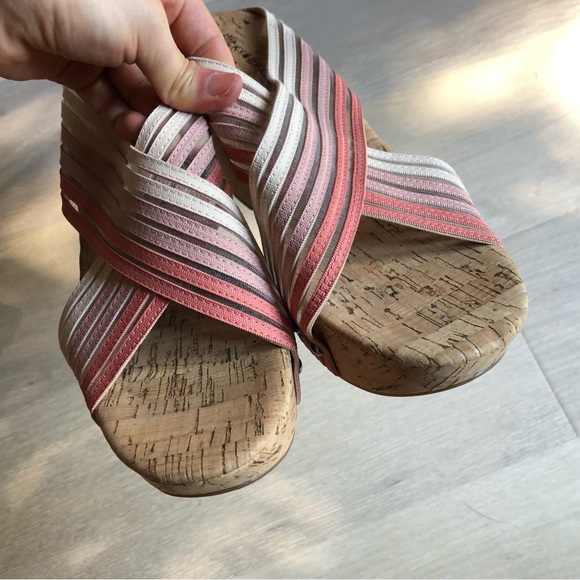 Lucky Brand Brand New Mykayla Cork Wedge Heels - Size 10 - Picture 5 of 12